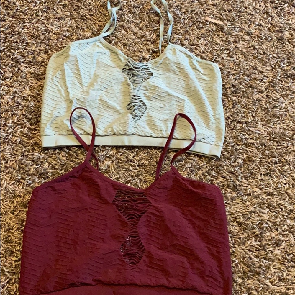 BKE Laser Cut Out Bralettes